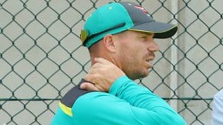 David Warner struck by neck injury ahead of Ashes 2017-18